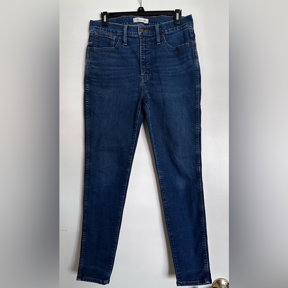 Madewell | 10" High Rise Skinny Jeans Women’s Size 30 | M Wash Stretch Denim